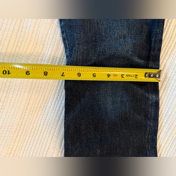 Momotaro dark wash White Warrior Stripe pocket sz 28 - Picture 9 of 16